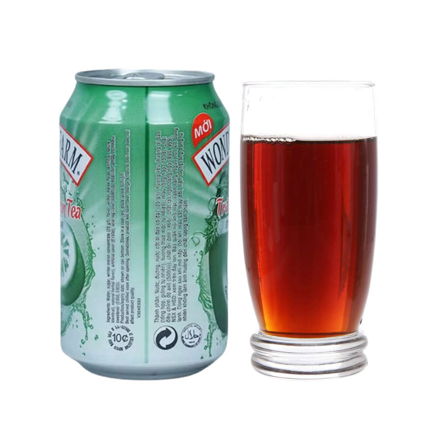 Nước trà bí đao Wonderfarm ít đường 310ml 0